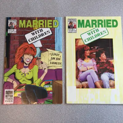 3 Lot -Married With Children COMIC Books  NOW #2,#3,#5 1990-1991, View more