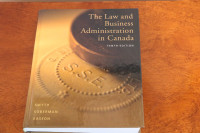 The Law and Business Administration in Canada - High school Text