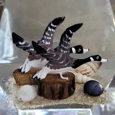 Beautiful Vintage 5" x 4" x3 1/2" Prism Lucite/Acrylic Art Paper, View more