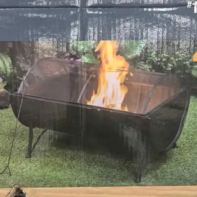 Style Selections Barrel Fire Pit