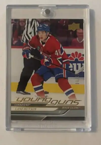 Lane Hutson young guns high gloss, View more