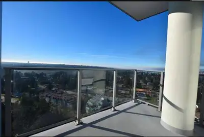 Rare south west corner unit on the 24th floor with patio, city and mountain views. Located steps fro...