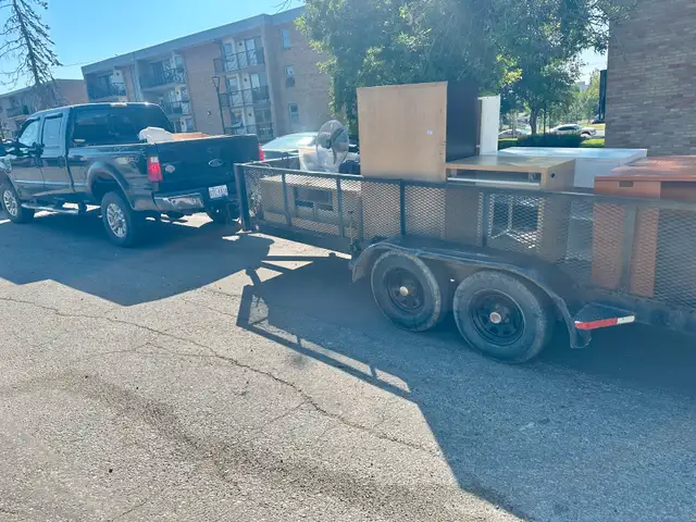 Pickup truck & Trailer for Delivery/ Dump run /small moving62864741585409124