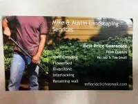 Mike and Austin Landscaping
