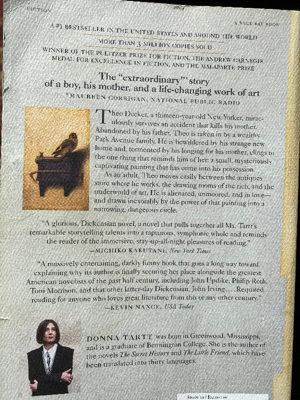 The Goldfinch by Donna Tartt  2014 Fiction Pulitzer Prize winner in Fiction in Edmonton - Image 2