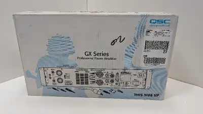 Amplificateur Audio GX5 de la marque QSC | Neuf - Boite d'origine | 929.99$ + taxes - 500-watt range...