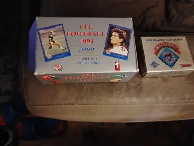 Complete Set Of Football And Baseball Cards., View more