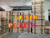 U NEED pallets skids for DIY projects WE HAVE DISCOUNTED pallets
