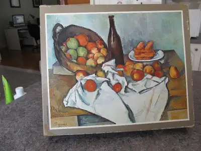.Casse-tête. Très beaux casse-tête représentant des oeuvres d'art de peintres célèbres comme Cézanne...