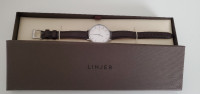 Luxury 34 mm Women's Linjer Watch - Swiss Movement Sapphire Crys