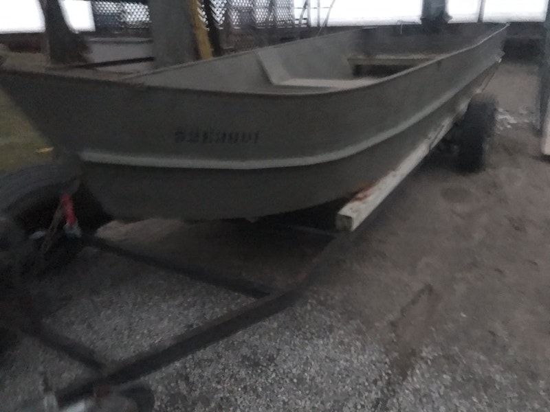 Goodreau (Tilbury) Steel Boat, Engine, & Trailer Package Powerboats