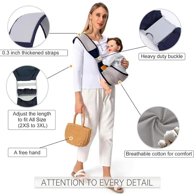 NEW Baby Carrier Sling for newborns, babies, toddlers in Strollers, Carriers & Car Seats in Brantford - Image 10