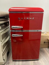 Galanz Double Door Mini Refridgerator and Freezer