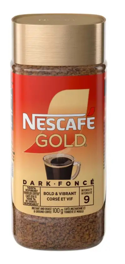 Nescafe Gold Dark Roast Instant and Roast & Ground Coffee, 100 g, View more