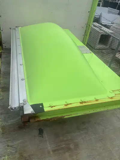 Fibreglass nose cone . We cut the box into a flat deck. Excellent condition nose cone for sale . Mea...