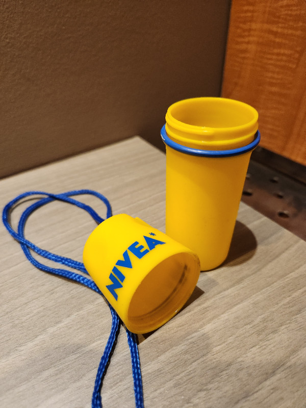 NIVEA-BRANDED KEY/COIN/SMALL ITEM WATERPROOF CONTAINER in Arts & Collectibles in Regina