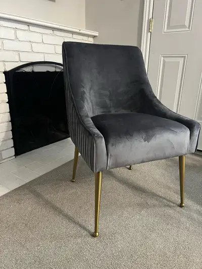 NEW Luxury Velvet Upholstered Living Room Accent Chair, View more
