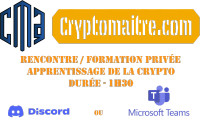 Rencontre / Formation Privée pour apprendre la cryptomonnaie !