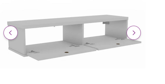 Oglethorpe Floating TV Stand for TVs up to 48" in TV Tables & Entertainment Units in Barrie - Image 3