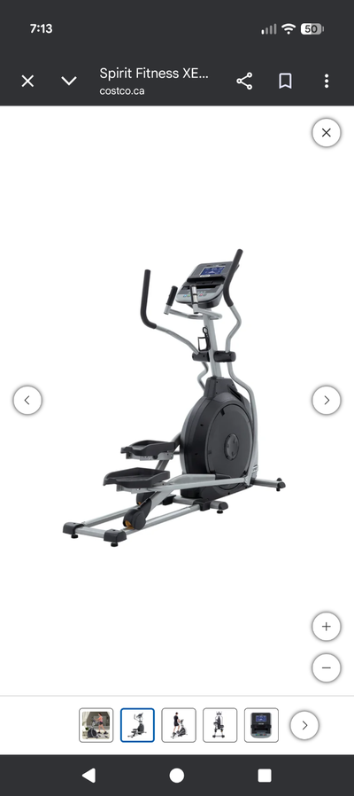 Like new Spirit Fitness XE195 Elliptical, View more
