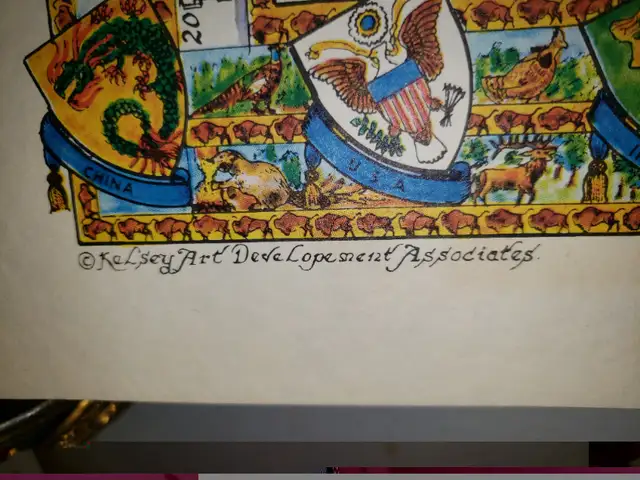 Assorted lithographs,  Manitoba centennial map litho64840216415361124