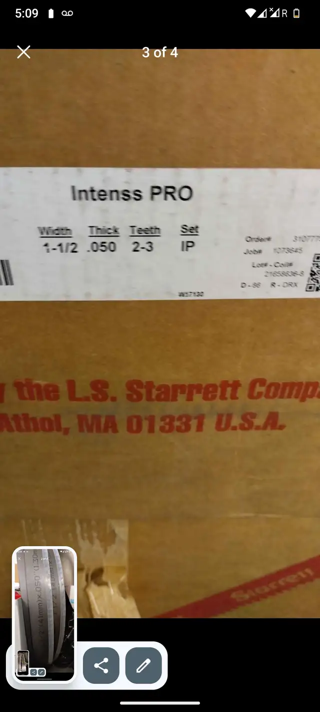 STARRETT Saw Blade - 99923-15-05 13-06 27-03 INTENSS PRO BLADE. in Other in Edmonton - Image 4