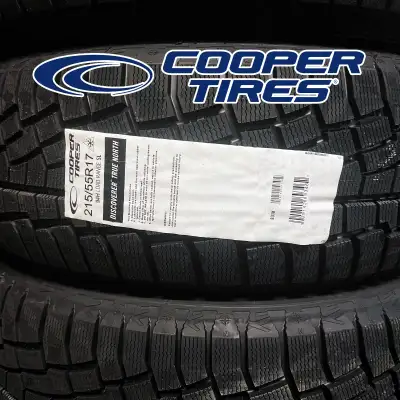 Only 2 sets left BRAND NEW 215/55/17 Cooper Discoverer True North snow tires. Only $760 taxes includ...