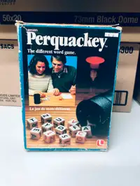 *Rare* 1982 Vintage Perquackey Dice Word Game by Lakeside