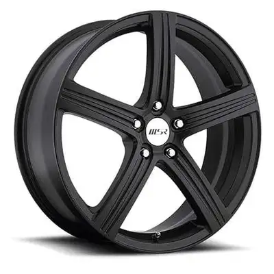 4 rims, NO TIRES, RIMS ONLY - MSR Series 052 0528 Wheels 5x115 - 20x7.5 +40 4 Black rims only, need...