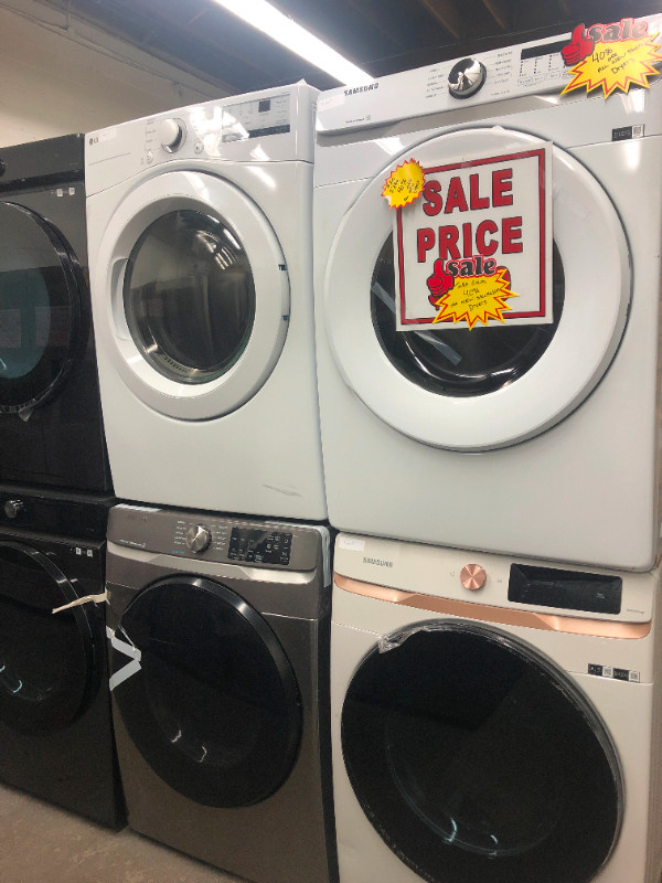 MASSIVE SALES EVENT! EXTRA 40% OFF STACKABLE ELECTRIC DRYERS!!! in Washers & Dryers in Edmonton - Image 2