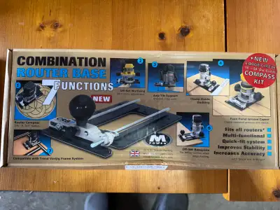 Router combination router base and edging and dowel trim kit, View more
