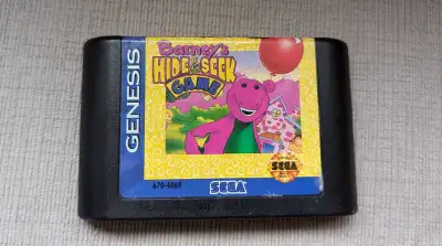 Barney's Hide & Seek Video Game Sega Genesis, View more