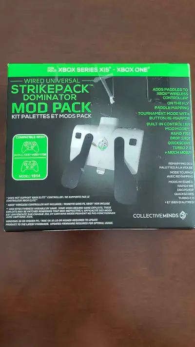 Works with Xbox One and Series Controllers. Compatibility listed on box. Brand new set, not used! On...