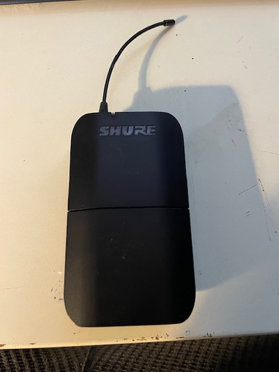 Shure BLX1 H10 bodypack transmitter, View more