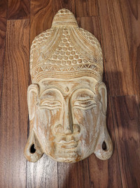 Budda large wooden mask Indonesia