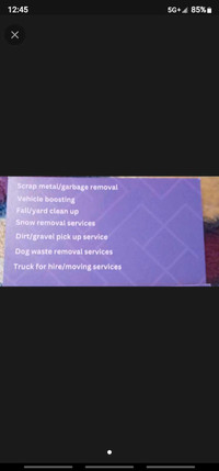 Dog waste removal services 