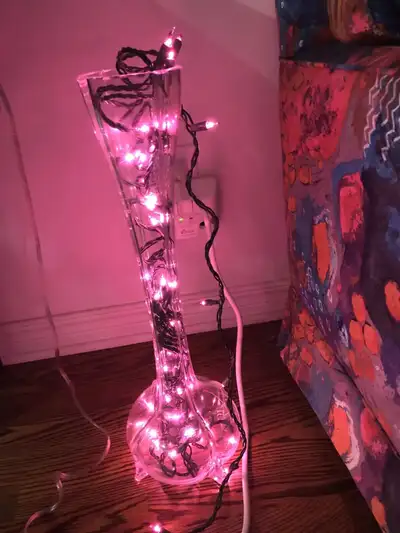 Sturdy transparent crystal decorative column-made in Italy.Mint, View more
