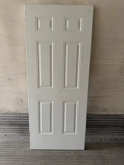 6- panel exterior door white primed, View more