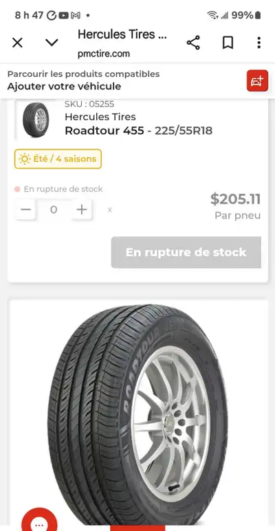 2 bran new tires and 2 used tires Have to take all 4