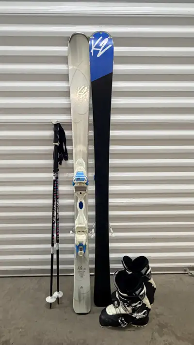K2 Skis with Dalbello Boots and Rossignol Poles, View more