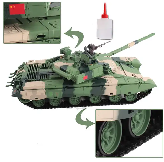 1/16 2.4G RC Henglong Smoke & Sound China 99A MBT Tank 3899A NEW in Hobbies & Crafts in City of Toronto - Image 4
