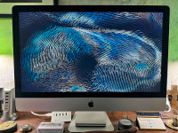 27-inch iMac 5K i9 10-core 64GB RAM AMD 5700 XT 16 GB GPU