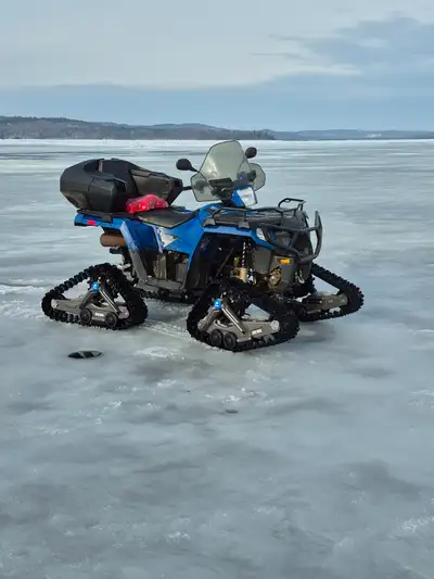 Set of Camso 8" tracks good shape sold atv they were on. They were on a Polaris ETX. These tracks ar...