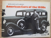 American Cars of the 1930s by Bart H. Vanderveen - 1973 2nd Ed