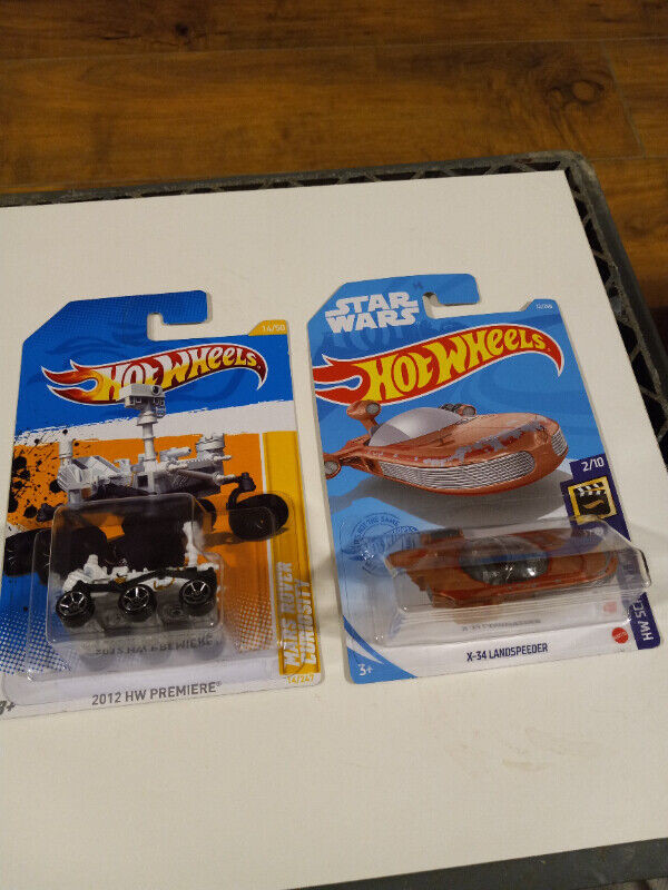 Hot Wheels Star Wars X-34,Mars Rover Curiosity Premier Lot of 2 in Toys & Games in Trenton