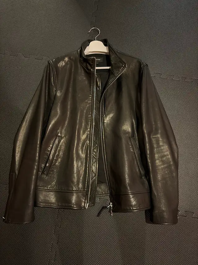 Mackage Black Leather Jacket - Great condition. Hardly worn. in Men's in Mississauga / Peel Region - Image 2