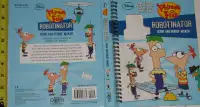 Phineas & Ferb Robotinator Hard Cover Book and Robot Maker
