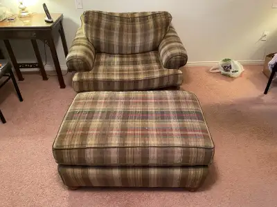 Free 2 Chairs and Ottoman , View more