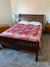 Queen Solid Wood Bed