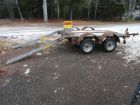 50X100 INCH TANDEM UTILITY TRAILER ASKING $1300 NEGOTIABLE